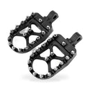 Wide Foot Pegs 360?? Roating Suitable For harley Dyna Sportster Fatboy Iron 883