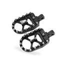 Wide Foot Pegs 360?? Roating Suitable For harley Dyna Sportster Fatboy Iron 883