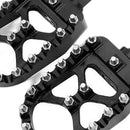 Wide Foot Pegs 360?? Roating Suitable For harley Dyna Sportster Fatboy Iron 883