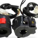 Motorcycle Handle Bar Headlight Control Switch Turn On Off Light Indicator