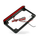 Motorcycle License Plate Frame Bracket w/ LED Brake Light  Suitable For Harley