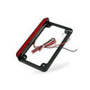 Motorcycle License Plate Frame Bracket w/ LED Brake Light  Suitable For Harley