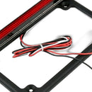 Motorcycle License Plate Frame Bracket w/ LED Brake Light  Suitable For Harley