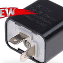 12V 2 Pin Motorcycle Blinker Adjustable LED Flasher Relay Turn Signal Indicator