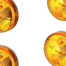 4 x Classic Motorcycle Indicators Blinkers Turn Signals Light Amber Universal