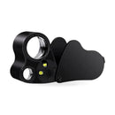 LED Double Multiple 30X 60X Jewelers Eye Loupe Lens Magnifier Magnifying Glass