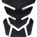 Wide Pure Black Motorcycle Gas Tank Pad Protector Sticker Decal For Motorbike