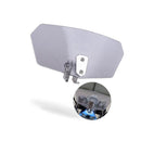 Motorcycle Windshield Clip On Extension Spoiler Wind Deflector Windscreen Screen
