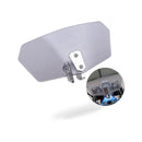 Motorcycle Windshield Clip On Extension Spoiler Wind Deflector Windscreen Screen