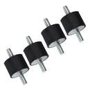 4PCS M10 Rubber Shock Absorber Anti Vibration Isolator Mounts Car Bobbin 30*40mm