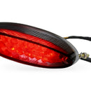 Universal Motorcycle 28 LED Brake Stop Tail Light License Number Plate Rear Lamp