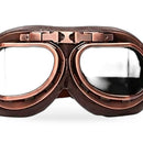 Vintage Pilot Motorcycle Racing Goggles Aviator Retro ATV UTV Dirt Bike Eyewear
