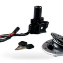 For Kawasaki ZZR 400 600 ZXR 400/750 Ignition Switch Lock&Fuel Gas Cap Key Set