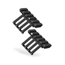 2PCS Low Profile Tactical 45 Degree Offset Angle Mount Picatinny Weaver Rail