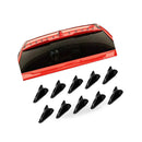 Set of 10PCS Diffuser Shark Fin Kit for Spoiler Roof Wing Air Vortex Generator