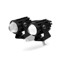 2PCS LED Motorcycle Headlight Spot Lights Car Driving Fog Lamp Yellow White