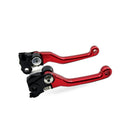 Pair Pivot Brake Clutch Lever Red Suitable For Honda CRF250R CRF450R 2007-2012