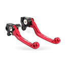 CNC Pivot Brake Clutch Levers Red Suitable for Honda CRF125F CRF 125F 2014-2022