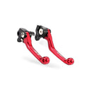 CNC Pivot Brake Clutch Levers Red Suitable for Honda CRF125F CRF 125F 2014-2022