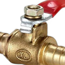 In-Line Fuel Tap Brass 8mm 5/16 inch  Motorcycle Tractor Quad Lawn Mower Pump