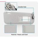 RH Right Side Sun Visor Sunvisor Sunshade Mirror For Mazda CX-9 2010-2015 Gray