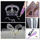 Pink/Purple Applicator Wand Heat Gun for Hot fix Hotfix Rhinestone Crystal Tool AU plug