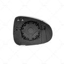 Left Mirror Glass Suitable for VW Touareg 7P 07/11-2018 Heated Convex With Base