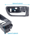 Pair LH+RH Inner Door Handle Front or Rear Chrome Suitable For Toyota Camry CV 36 02~06