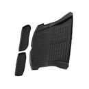3x Trunk & Frunk Mat TPR Black Suitable For Tesla Model 3 2021-2024