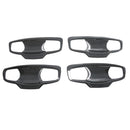 Carbon ABS Door Handle Bowl Cover Trim Suitable For Mitsubishi MV Triton 2023-25