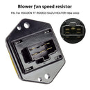 Blower Fan Motor Heater Fan With Resistor Fits for Holden Rodeo TF 1996 to 2002 Heater