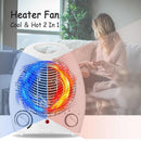 Portable Fan Heater Adjustable Thermostat Floor Table Desk Heller 2000W Heller