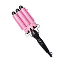 25mm Hair Curler Ceramic Triple Barrel Curling Iron Wave Waver Wand Salon Styler