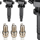Ignition Coil and Spark Plug Kit Suitable for Toyota Camry Corolla RAV4 Matrix - XQ1