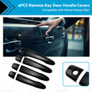 4PCS Remote Key Door Handle Covers Suitable for Nissan Navara D40 2005-2015 ST