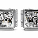 Headlight Assembly Set LH RH Manual Adjuster H4 Suitable for Isuzu F Series FRD - XQ1