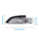 Side Mirror Turn Signal Light Lamp Compatible with Toyota Corolla Right Side