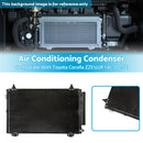 Air Con Condenser Suitable for Toyota Corolla ZZE122R 1.8L 1ZZ-FE 2001-2007 Air Conditioning Condenser Suitable for Toyota Corolla ZZE122R 1.8L 1ZZ-FE 01-07