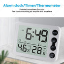 Small Mini Digital Clock Temperature ?? Alarm Travel LCD LED Battery Black White