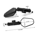 ATV Adventure Mirrors 7/8 inch  Mount Suitable for Honda CRF300L CRF250L CRF230L