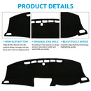 Non-Slip Dash Mat Dashboard Cover Suitable For Honda CRV CR-V RM 2012-2017 Black