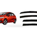 4Pcs Weather Shields Window Visors Suitable For Honda Jazz 14-21 GK5 1.5L Petrol
