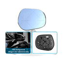 Left or Right Side mirror glass with Plate Suitable for Toyota LandCruiser Prado 150 09-