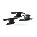 Carbon Fiber Look Door Handle Bowl Strip Covers Suitable for Toyota Kluger 2021¡§C2025