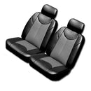 Leather Look Seat Covers Grey Suitable For Mazda BT-50 Single Cab 2011-2020