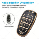 6Button TPU Car Remote Key Fob Cover Suitable For Hyundai Sonata Tucson Santa Fe