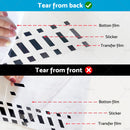 2pcs/set Car Body Stickers Long Stripe Side Skirt Decoration Decals
