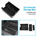 Black Center Console Armrest Storage Box Tray Suitable for Isuzu D-Max DMAX