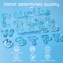DIY crystal glue 26 letters and numbers mold Resin Mould Casting Craft