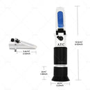 ATC Alcohol Refractometer Liquor Volume Percent Tester 0-80% Measuring Range